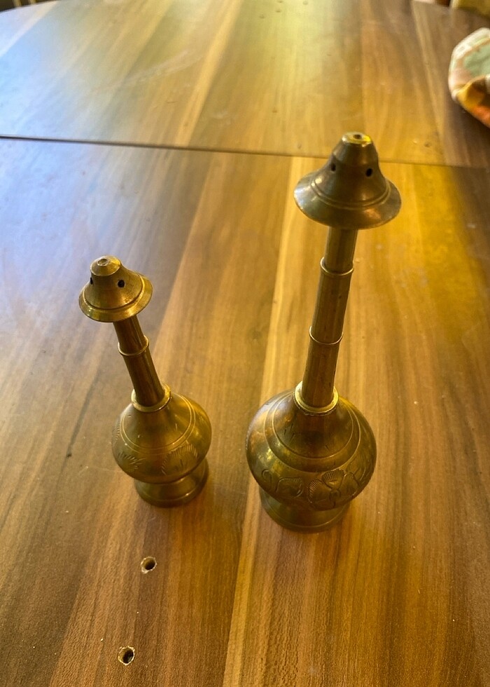 Eski gülabdan üzeri işlemeli - Görsel 2