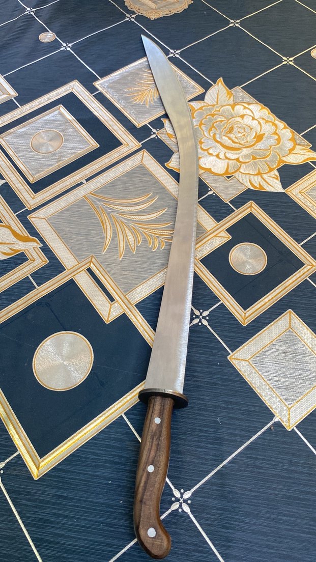 Oyma Detaylı Kavisli Klasik Bıçak - Görsel 2