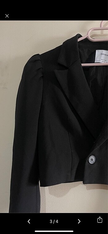 m Beden Bershka Crop blazer