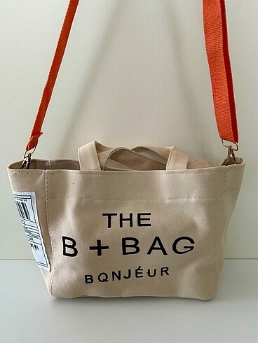 Diğer Krem Canvas Kumaş Tote Çanta