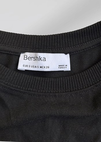 Korseli Siyah Kısa Kollu Tişört - Görsel 5