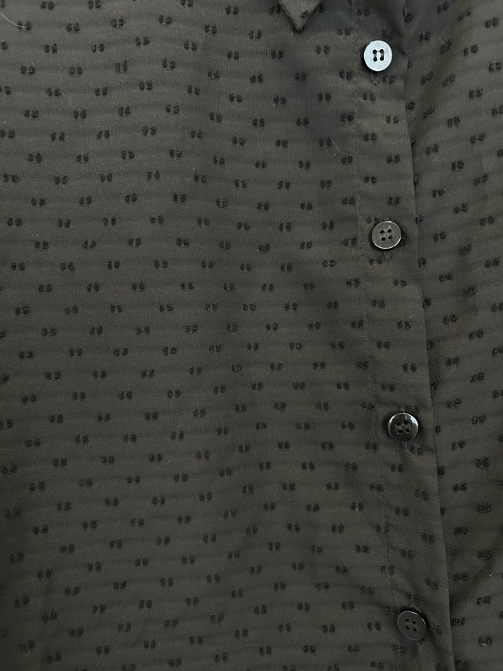 Siyah Kadın Salaş Gömlek - Görsel 4