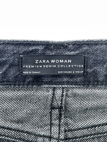 34 Beden siyah Renk Zara Jean / Kot %70 İndirimli.