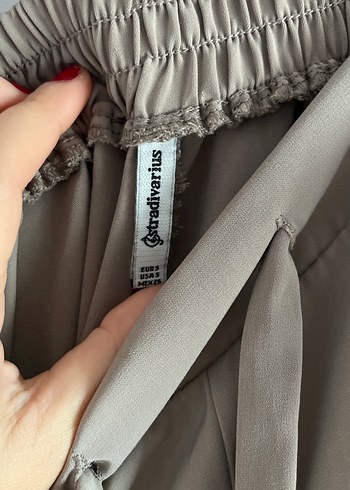 Kadın Bohem Camel Kumaş Pantolon - Görsel 3