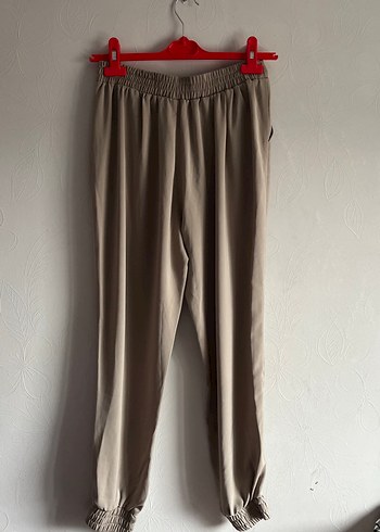Kadın Bohem Camel Kumaş Pantolon - Görsel 2