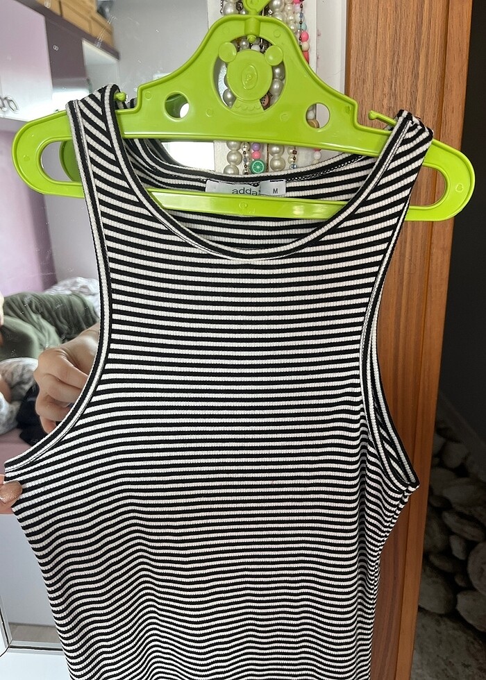 Çizgili Elbise - Görsel 3