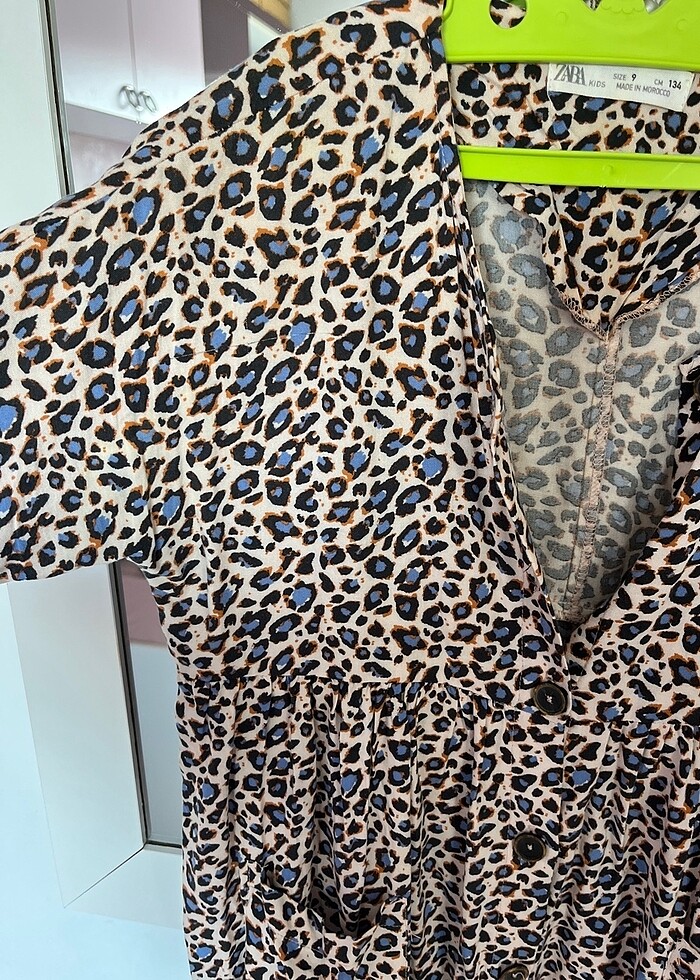 Leopar desenli üst - Görsel 4
