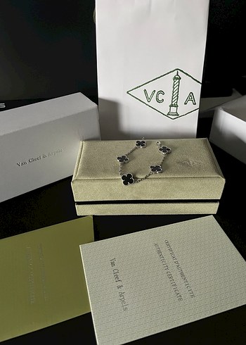Van cleef bileklik siyah - Görsel 4