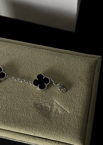 Van cleef bileklik siyah - Görsel 3