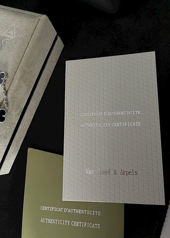 Van cleef bileklik siyah - Görsel 5