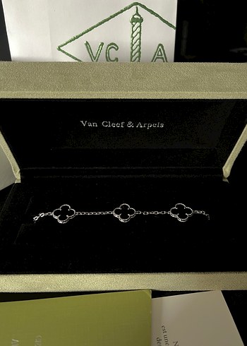 Van cleef bileklik siyah - Görsel 2