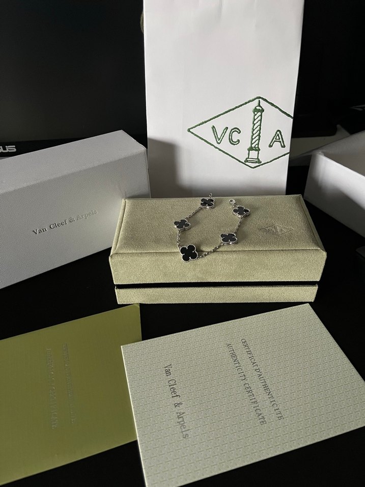 Van cleef bileklik siyah - Görsel 4