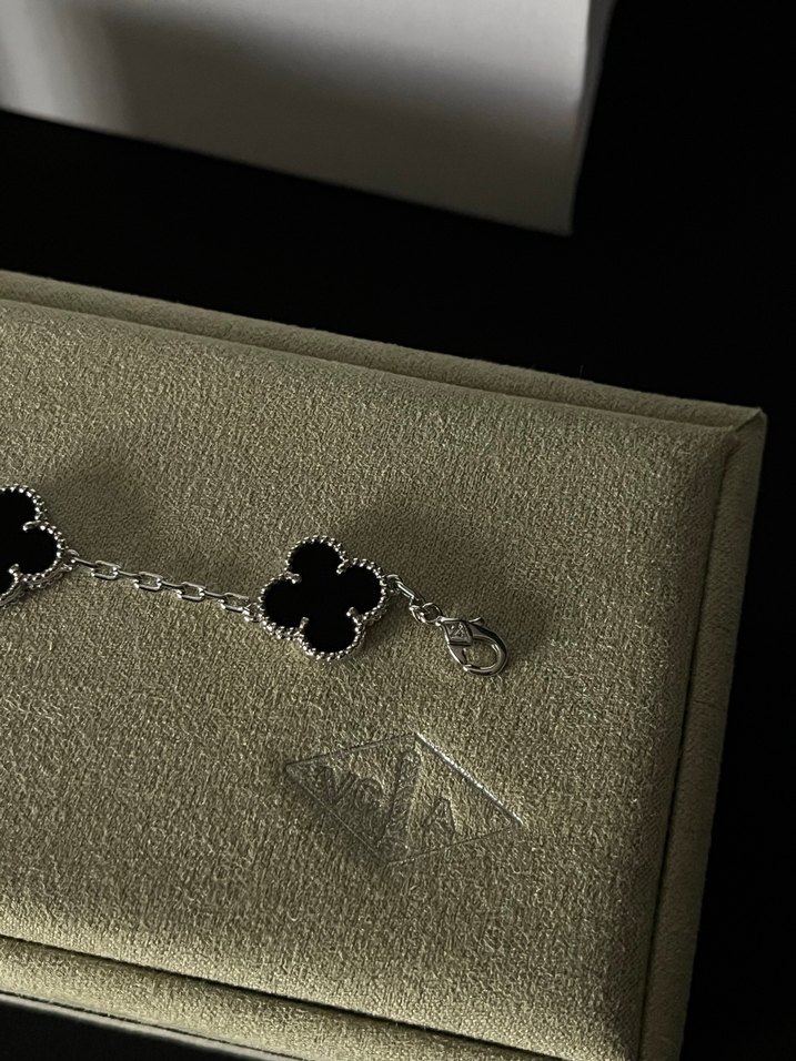 Van cleef bileklik siyah - Görsel 3