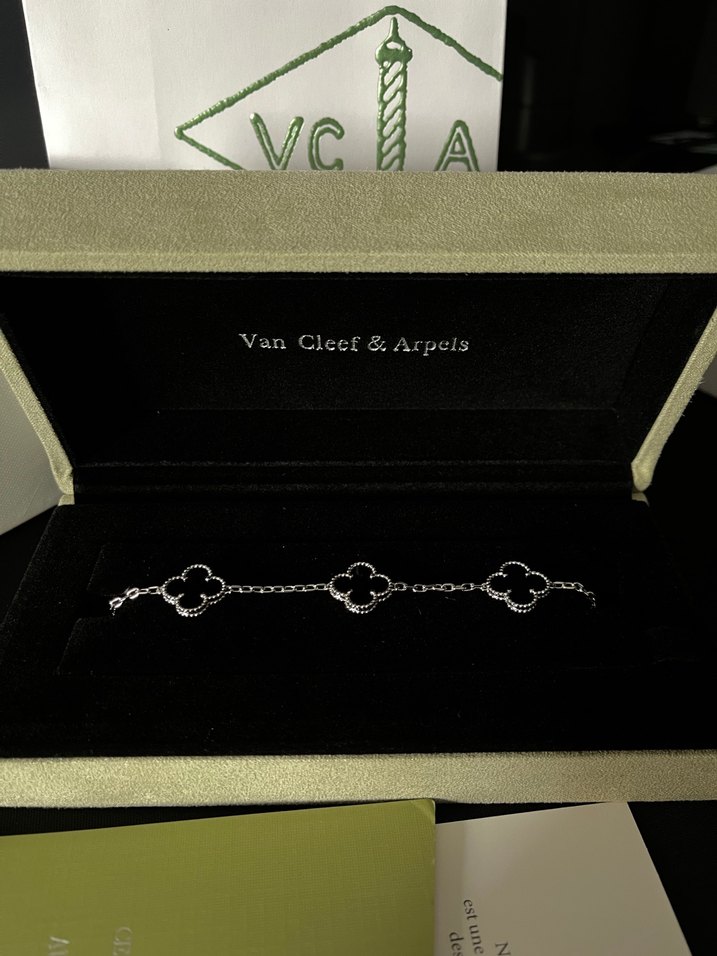 Van cleef bileklik siyah - Görsel 2