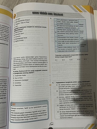 Beden Renk Edebiyat ayt test kitabi