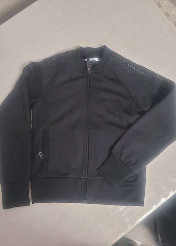 Adidas Siyah Fermuarlı Kadın Spor Ceket - Görsel 5