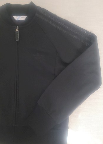 Adidas Siyah Fermuarlı Kadın Spor Ceket - Görsel 8