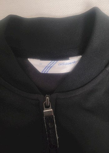 Adidas Siyah Fermuarlı Kadın Spor Ceket - Görsel 6