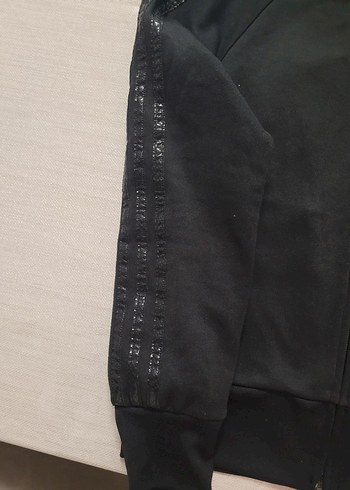 Adidas Siyah Fermuarlı Kadın Spor Ceket - Görsel 2