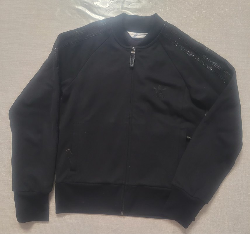 Adidas Siyah Fermuarlı Kadın Spor Ceket - Görsel 4