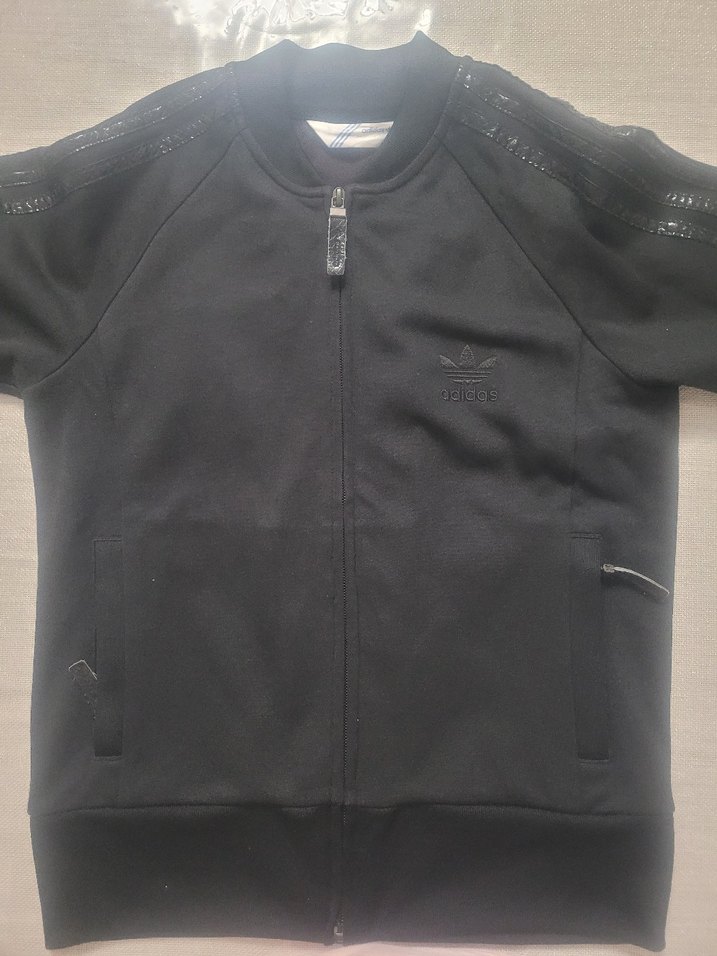 Adidas Siyah Fermuarlı Kadın Spor Ceket - Görsel 3