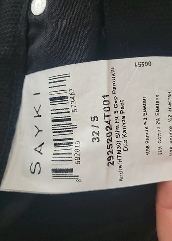 Siyah Denim Erkek Pantolon - Görsel 3