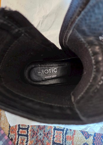 Siyah Süet Punk Tarzı Kadın Bot - Görsel 4