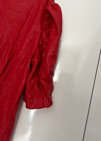 Kırmızı Midi Kadın Elbise - Görsel 2