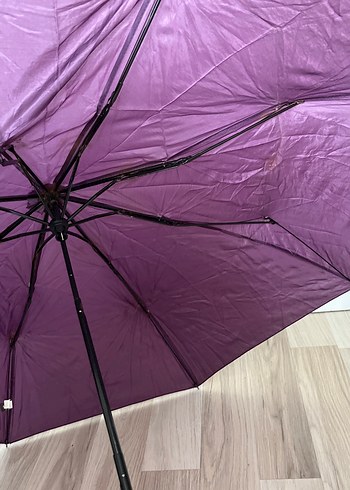 Mor Drapeli Kadın Şemsiye - Görsel 3