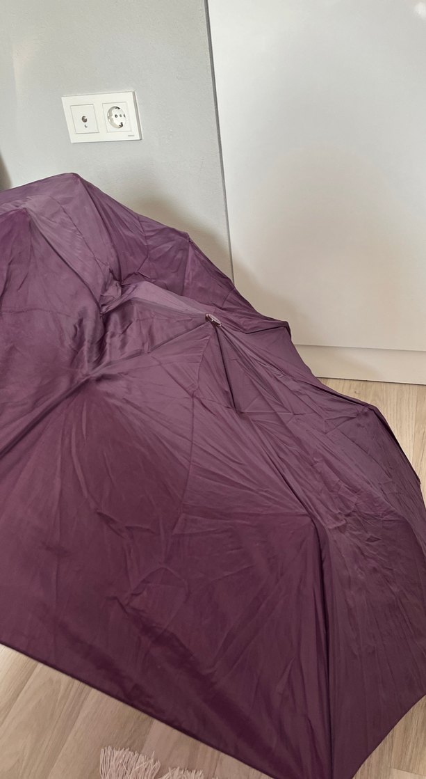 Mor Drapeli Kadın Şemsiye - Görsel 2