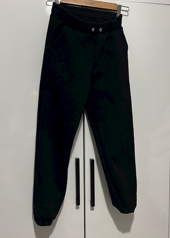 Siyah Kadın Regular Fit Eşofman Altı - Görsel 2