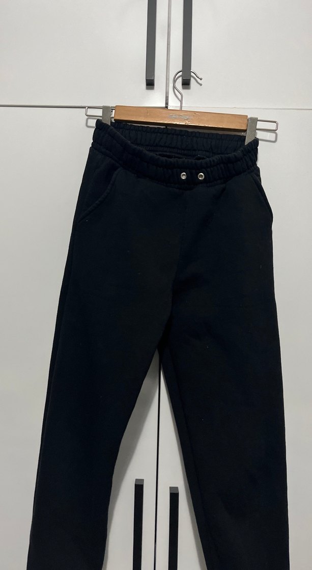 Siyah Kadın Regular Fit Eşofman Altı - Görsel 3