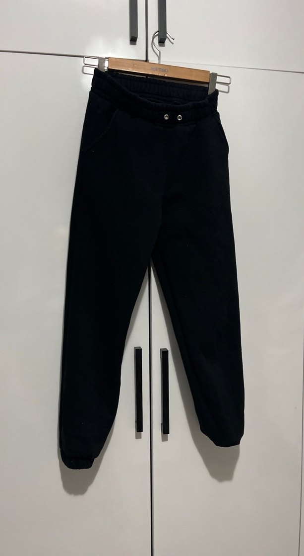 Siyah Kadın Regular Fit Eşofman Altı - Görsel 2