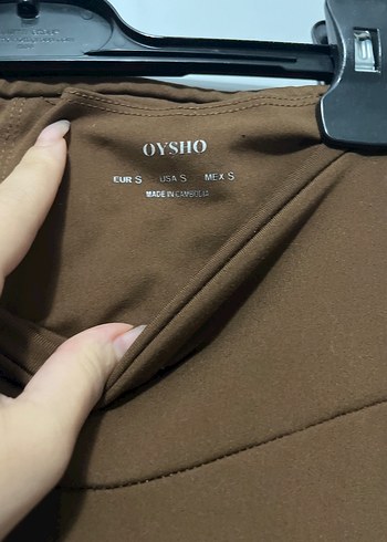 Kahverengi Süet Midi Kadın Tayt - Görsel 4