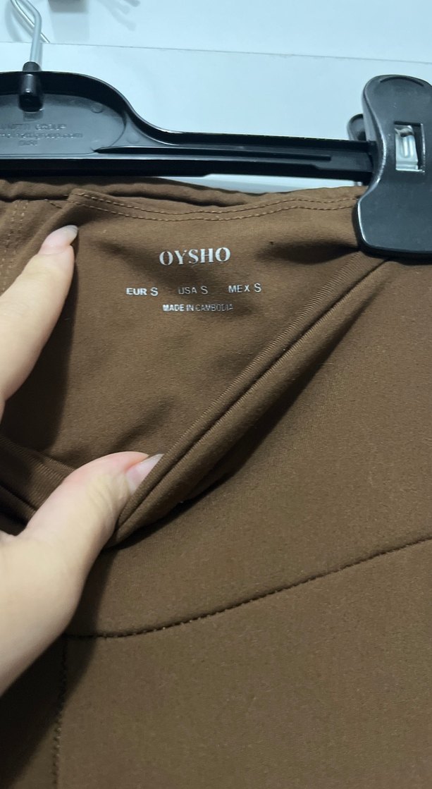 Kahverengi Süet Midi Kadın Tayt - Görsel 4