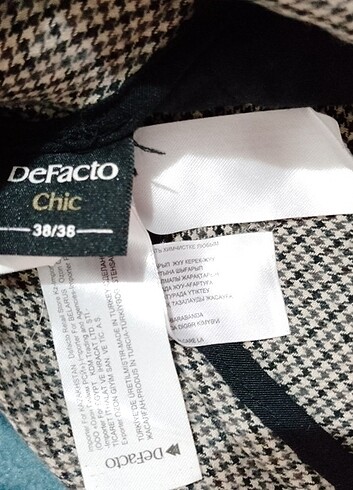 Defacto Ekoseli kışlık pantolon 