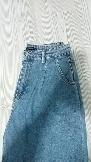 38 Beden mavi Renk Pantolon 