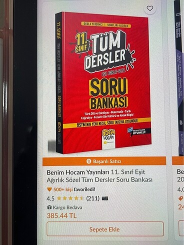 11.Sınıf Soru Bankası (Eşit ağırlık)