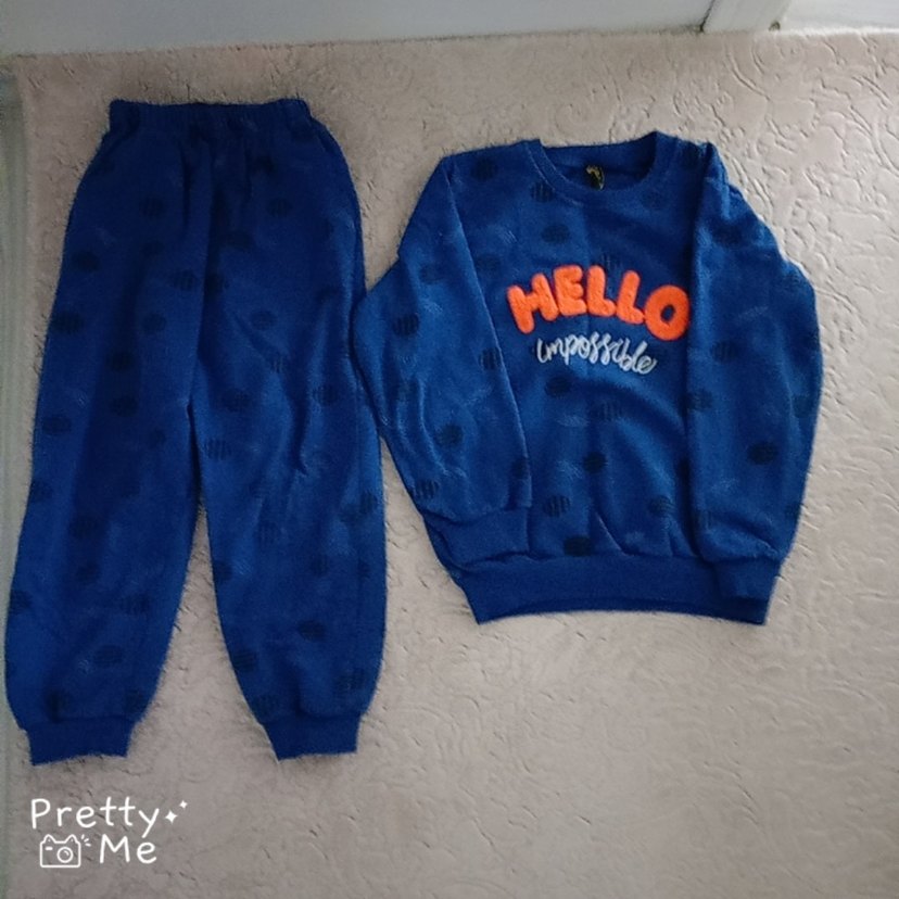 Renkli Bağlama Desenli Erkek Bebek Takımı - Görsel 2