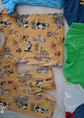 Erkek Çocuk Renkli Baskılı Kısa Kollu Tişört - Görsel 5