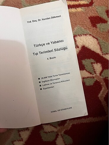  Tıp terimleri sözlüğü