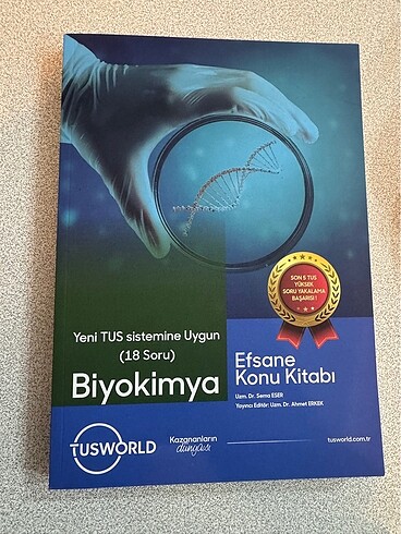 Tusworld Biyokimya Efsane Konu Kitabı