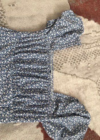 Çiçekli uzun elbise - Görsel 4