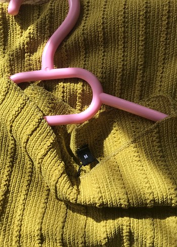 Yağ Yeşili Uzun Elbise - Görsel 4