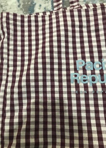 Bordo Pötikare Kadın Bez Çanta - Görsel 3