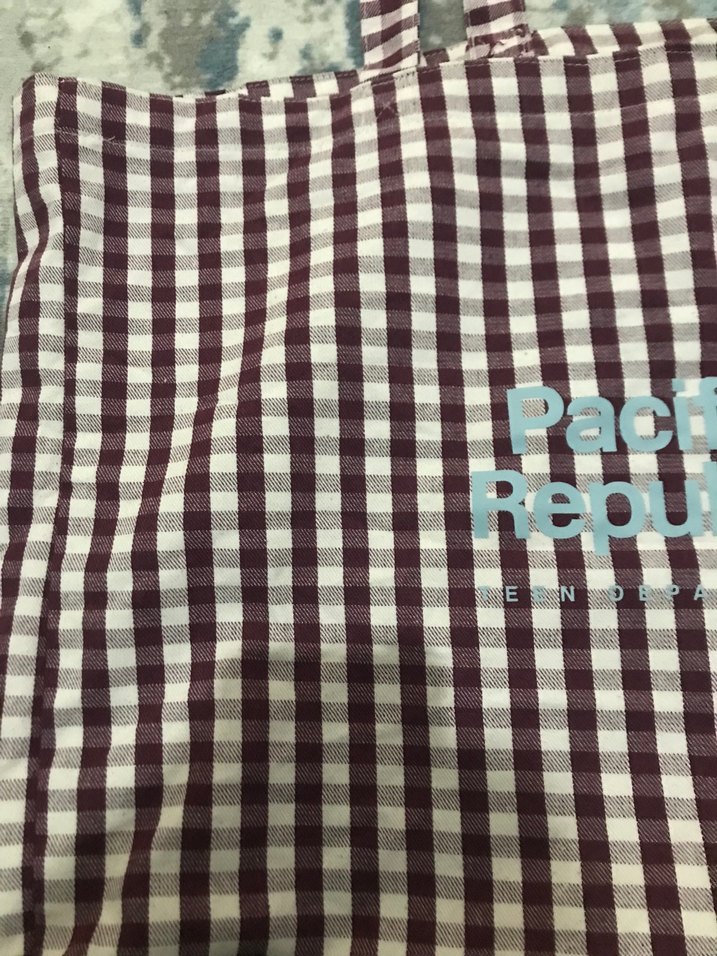 Bordo Pötikare Kadın Bez Çanta - Görsel 3