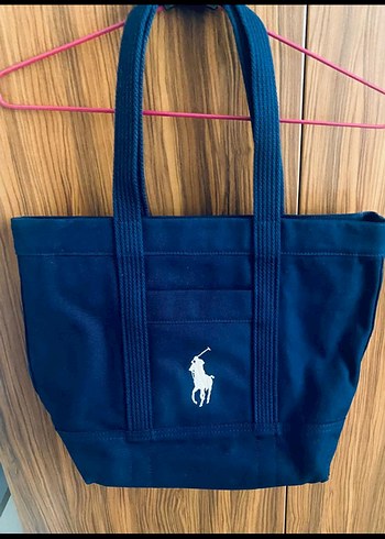 Ralph Lauren Lacivert Büyük Boy Çanta