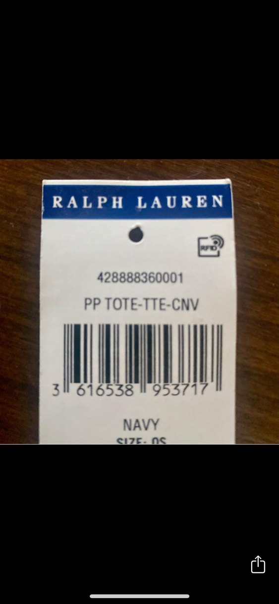 Ralph Lauren Lacivert Büyük Boy Çanta - Görsel 4