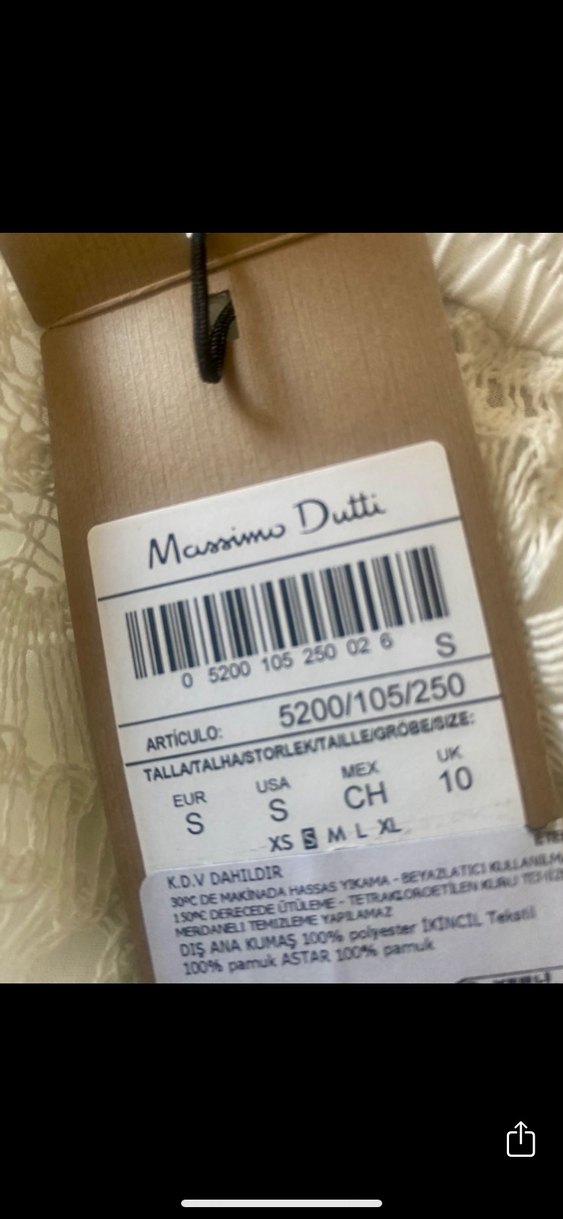 Massimo Dutti Beyaz Dantel Etek - Görsel 3