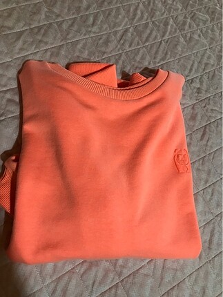 Neon turuncu swetshirt